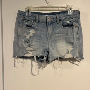 Old Navy | Old Navy Boyfriend Mid Rise Distressed Shorts | 6
